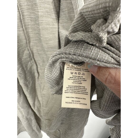 Anthropologie Donni Ribbed Open Draped Cardigan Pockets One Size Fits‎ All NWT - Picture 7 of 9